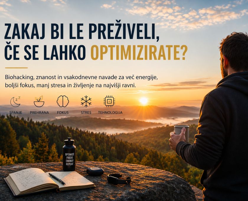 Zakaj bi le preživeli, če se lahko optimizirate – naslovna slika