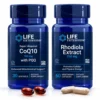 Life Extension Super Ubiquinol CoQ10 100mg z PQQ in Rhodiola Extract 250mg dodatka za protokol OPTIMO ENERGIE – celična energija in vitalnost